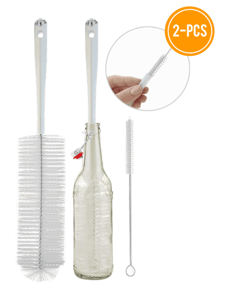thin bottle cleaning brushes